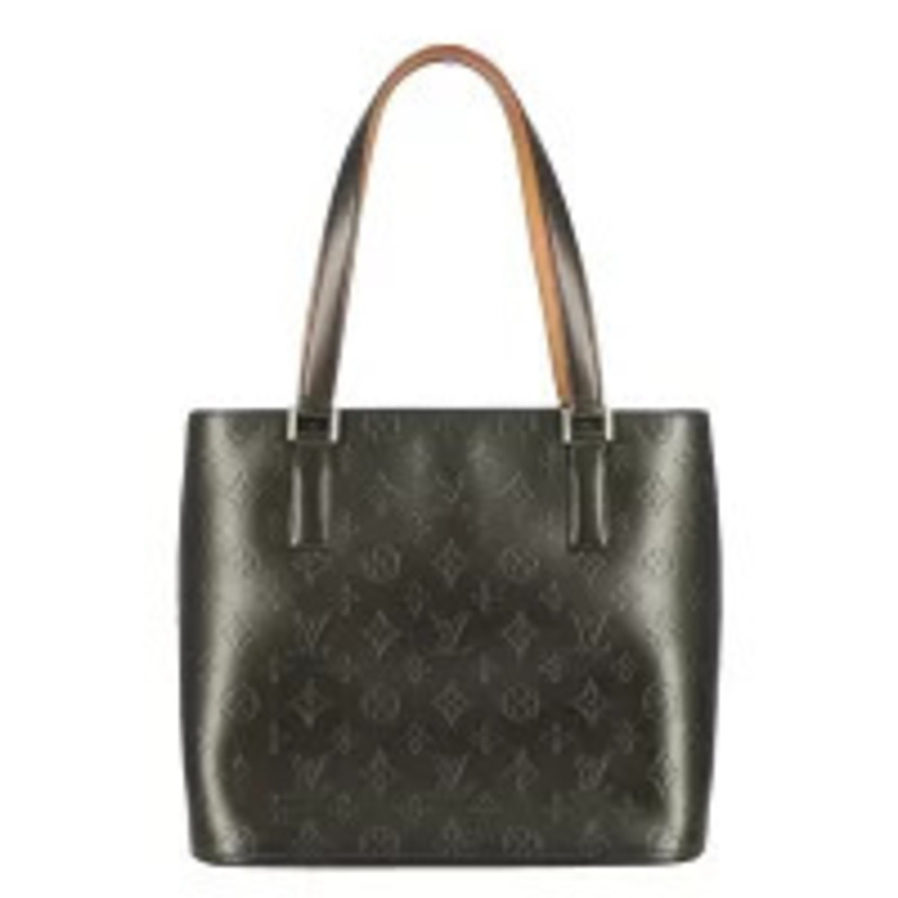LOUIS VUITTON Stockton Monogram Matte black Gray